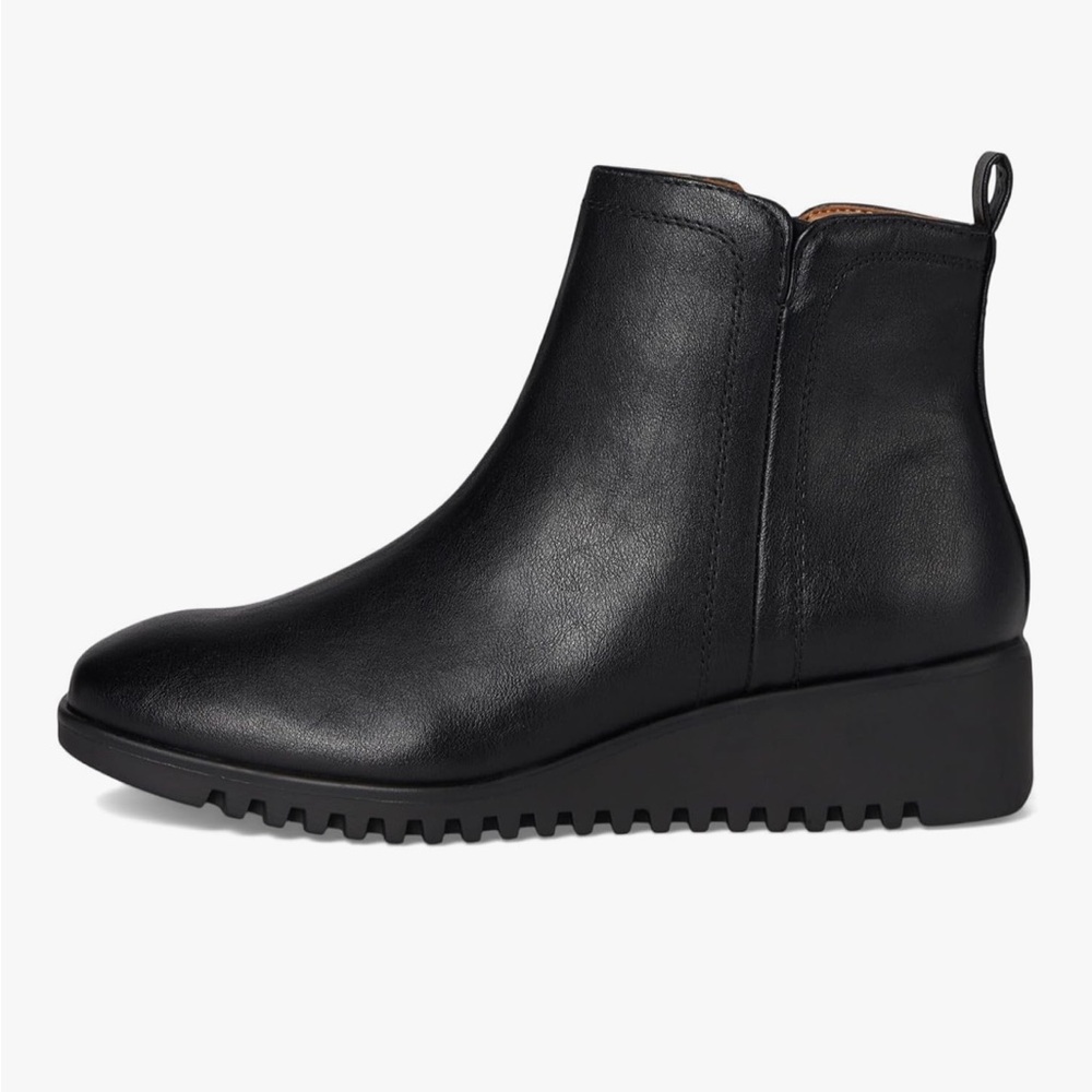 Eurosoft Dallan Side Zip Black Ankle Boots - Picture 3 of 16